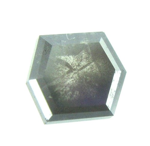 Diamante de corte rosa galaxia forma hexagonal de 1,66 quilates 6,74x5,90x3,94 mm - Imagen 3 de 5