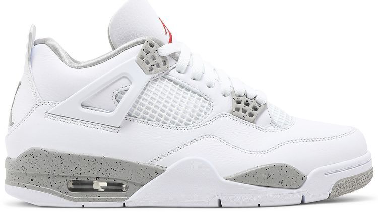 Size 14 - Jordan 4 Retro Mid White Oreo for sale online | eBay