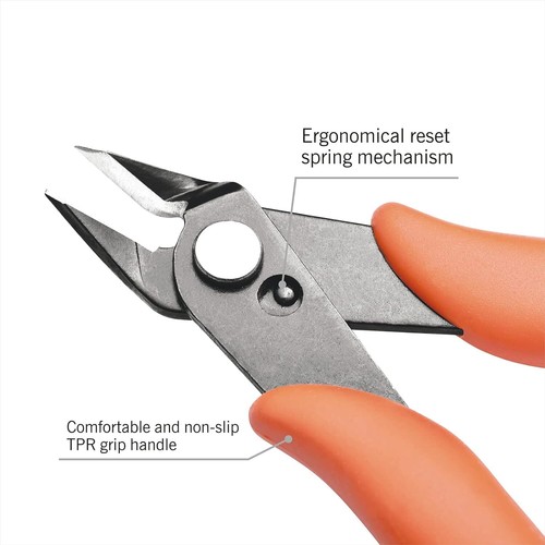 KATA 5 Inch Wire Cutters, Mini Flush Cut Wire Cutter Pliers, Precision Micro - 第 5/10 張圖片