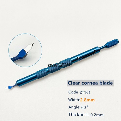 Ophthalmic Clear Hornhaut Messer Saphir Lanzette Klinge Augenchirurgie Instrument - Bild 17 von 19
