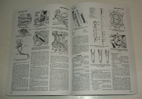 Triumph Bmw Bsa Moto Guzzi Norton Ducati Service Manual Four Stroke Clymer Vcs4 - Picture 5 of 6