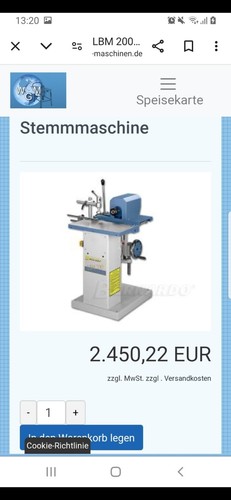 Bernado Langlochbohrmaschine - Bild 6 von 6