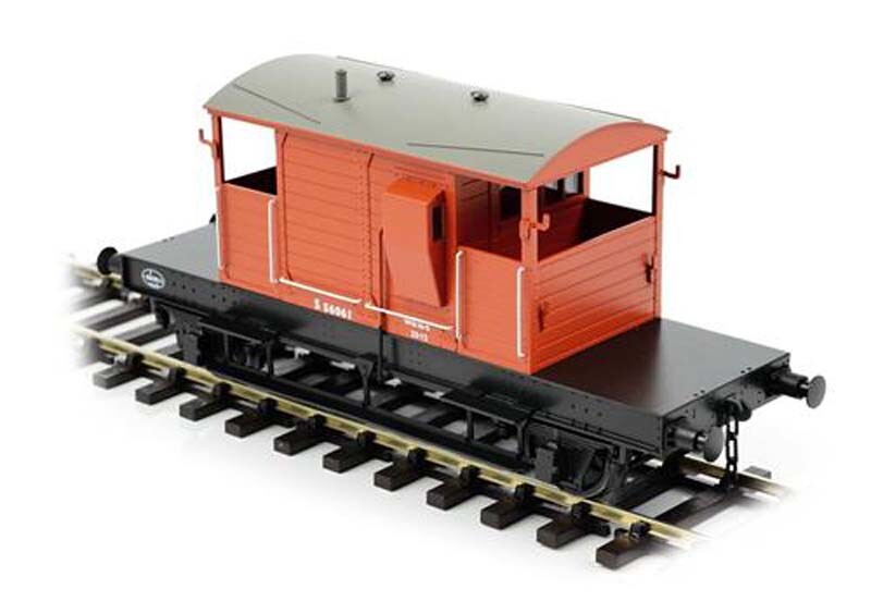 Dapol SR Pill scatola Brake Van S56061 BR Bauxite O Gauge DA7F100008 Dapol SR Pill scatola Brake Van S56061 BR Bauxite O Gauge DA7F100008