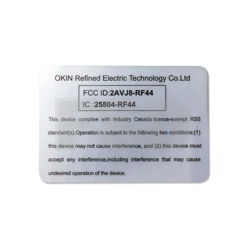 OKIN JLDK.18.04.89 Adjustable Bed Remote Control Handset CB Series 18-Button - Picture 4 of 5