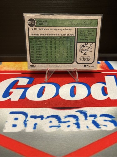 2023 Topps Heritage - Real One Autographs #ROA-CCL Conner Capel (AU, RC) - Picture 2 of 2