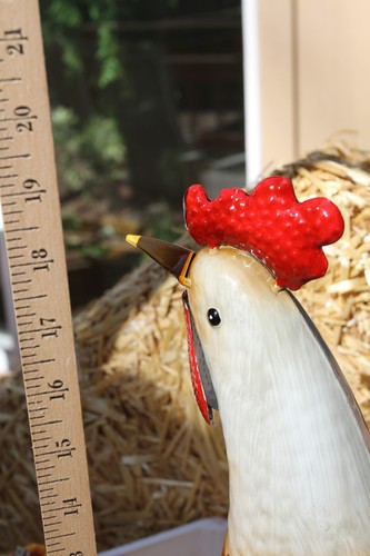 COUNTRY DECOR, NON-TIPSY LARGE CHICKEN,ALL OCCASION GIFT,UPSCALE T-224 - Picture 12 of 12