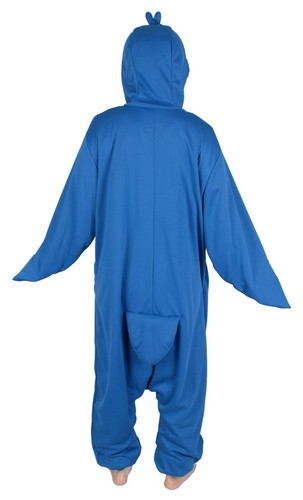 Neu blauer Pinguin Unisex Kigurumi Kostüm einzigartig Tier Pyjama Loungewear Anzug - Bild 7 von 12