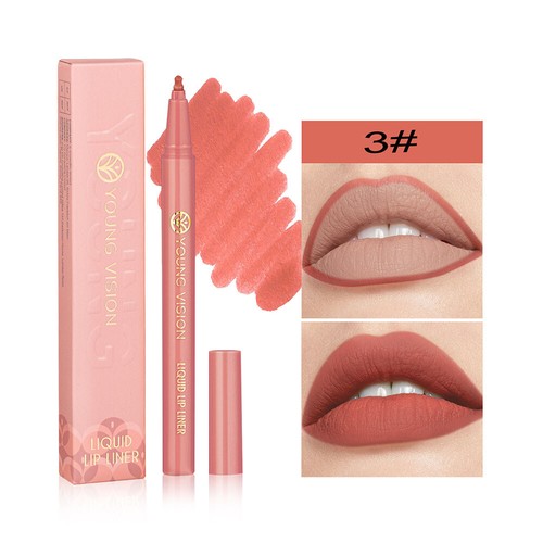 12 colores de labios mate Lig Lig Contour Penon lápiz de maquillaje duradero K - Imagen 15 de 36