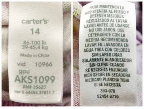 Carter's Kids Girls Purple Unicorn Pajamas 2 Piece Fleece Set Sz 14 Pjs - Picture 7 of 7