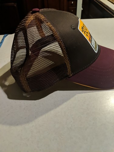 Joshua Tree National Park Hat Adult Snapback Baseball Cap Red Brown Mesh Trucker - Picture 6 of 10