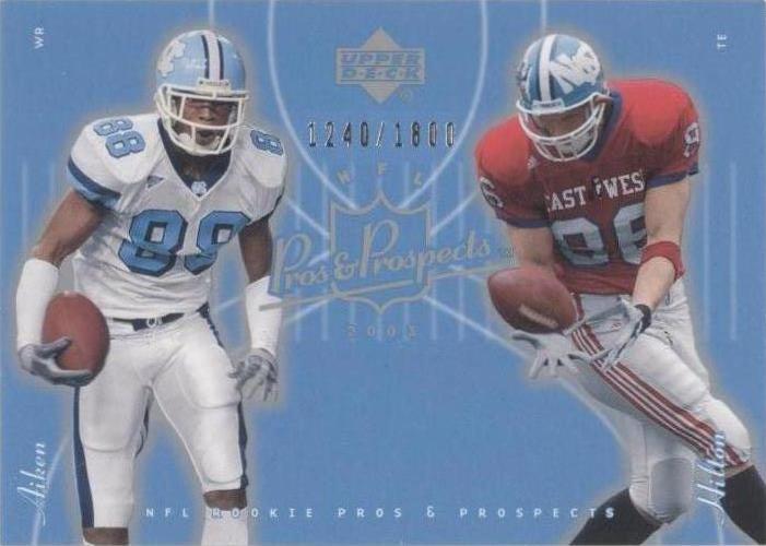 2003 Upper Deck Pros & Prospects Sam Aiken Zachary Hilton #176 - 1 of 2