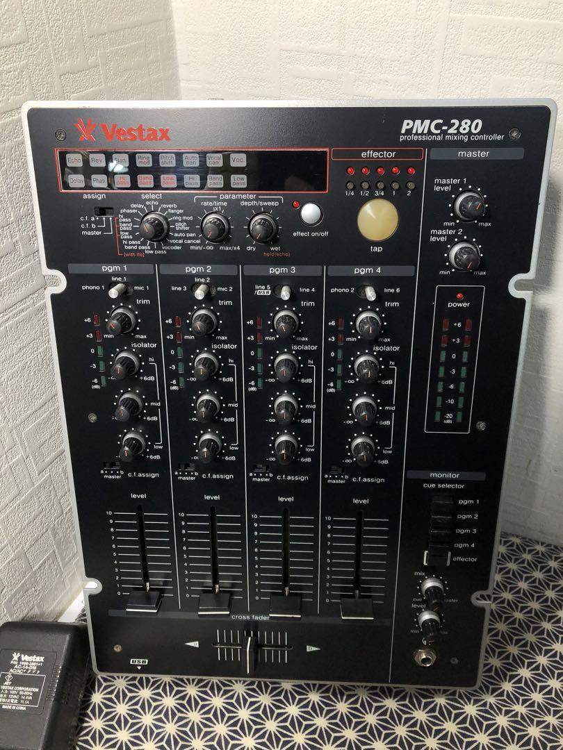 Vestax PMC-280 ジャンク VESTAX PMC-280 Fader overhaul cut