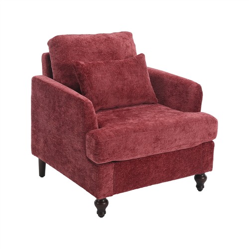 Modern Accent Chair Single Sofa Upholstered Armchairs Lounge Chairs Club Chair - Picture 56 of 84