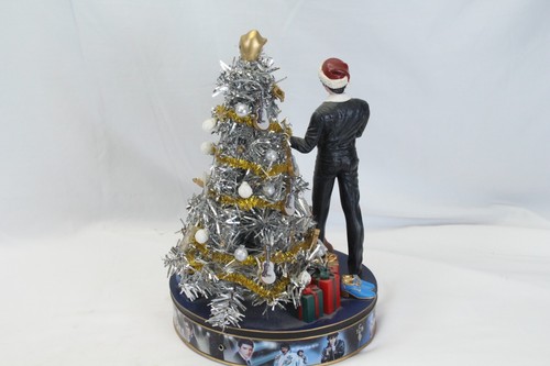 Bradford Exchange Elvis Rock N Roll Xmas Tree Figure Collectible Musical 11-1/2" - Picture 8 of 13
