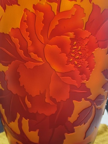 Very beautiful. Emile Galle cameo glass vase - Picture 5 of 6