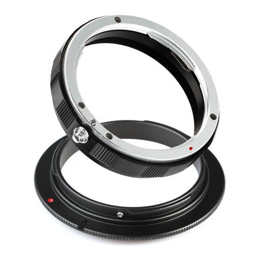 55mm Reverse Macro Adapter For Sony AF Mount Lens + Protection Filter Ring UK - Picture 2 of 6