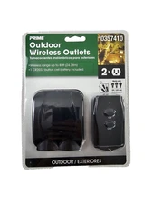 Outdoor Wireless Outlet w/ Remote - Prime #0357410