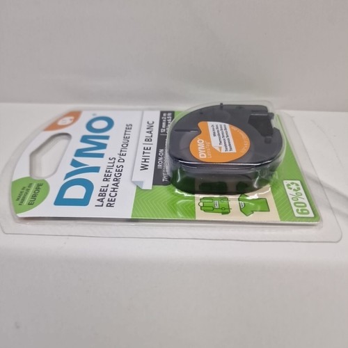 DYMO LetraTag Black on White, Iron-On Fabric Labels Refills, 12mm x 2m Roll. - Picture 4 of 4