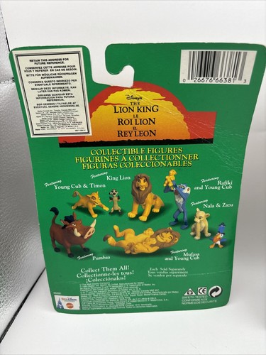 Mattel Lion King, King Lion & Timon/ Young Cub - Picture 9 of 10