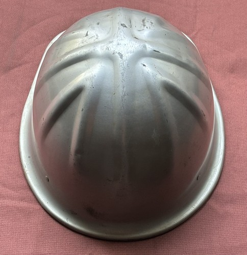 Old Oil Feild Roughneck Vintage Industrial B.F. McDonald Aluminum Cap Hard Hat - Picture 3 of 9