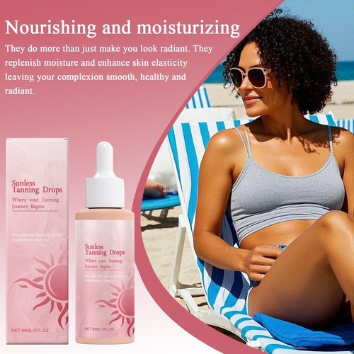 Sunless Dark Tanning Balm Intensive Tanning Products 2fl.oz Drinkable - Foto 9 di 12