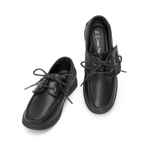 Boys Dress Shoes Slip on Boat Shoes Loafers Casual Wardrobe Essentials Shoes - Picture 14 of 39