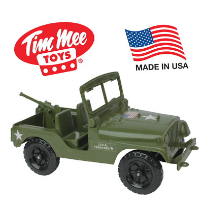 TimMee Processed Plastic Willys Jeep MD M38A1 Tim Mee Action Figure 1:16 Scale 