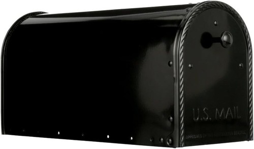 Gibraltar Mailboxes EM160B00 Edwards Rural Mailbox, Large, Black - Picture 4 of 9