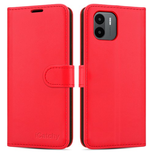 Redmi A1 Phone Case Leather Wallet Book Flip Folio Stand View Cover for Xiaomi - Picture 11 of 52