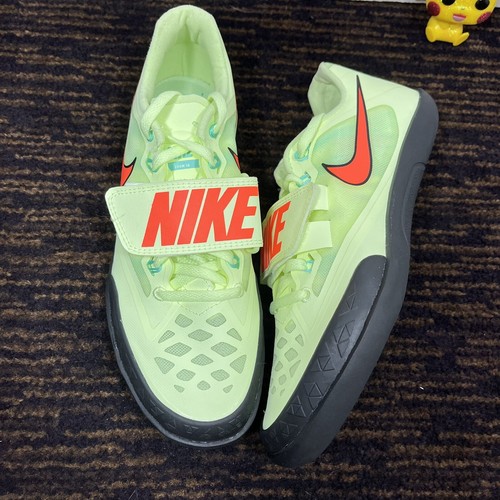 Sz 6.5 Nike Zoom SD 4 Shot Put Discus Shoe Barely Volt Orange 685135-700 Women 8 - Picture 1 of 6
