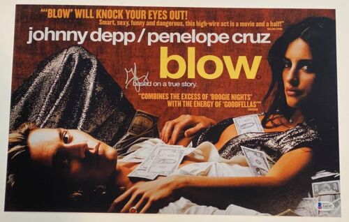 George Jung Signed Autographed BLOW 11x17 Movie Poster Johnny Depp Beckett COA - Picture 4 of 6
