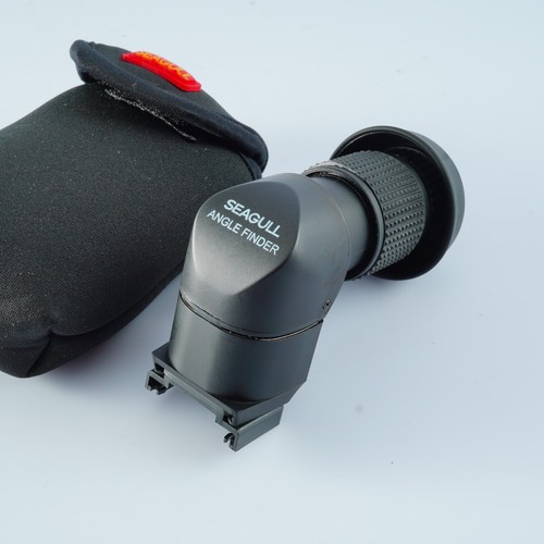 NEAR MINT Seagull 1x 2x Shoe Mount View Finder Right Angle finder w/ Case JAPAN - Bild 1 von 13