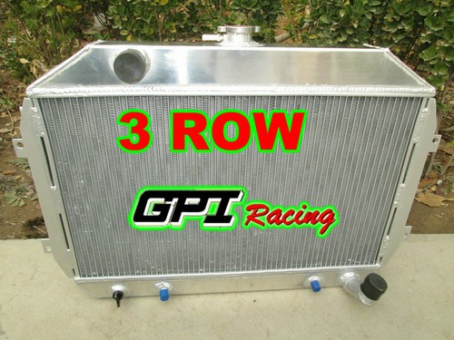3row Aluminum Radiator FOR Datsun 240Z/260Z Nissan Fairlady Z(S30) L24/L26 70-75 - Foto 4 di 8
