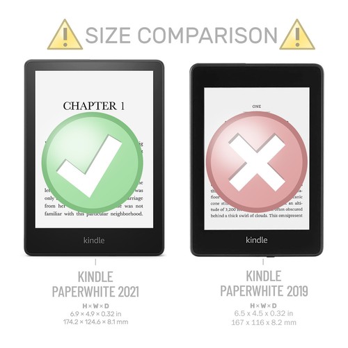 Case Cover for 11th Gen. Kindle 6" - Ultra Thin & Lightweight for Comfy Reading! - Picture 2 of 12