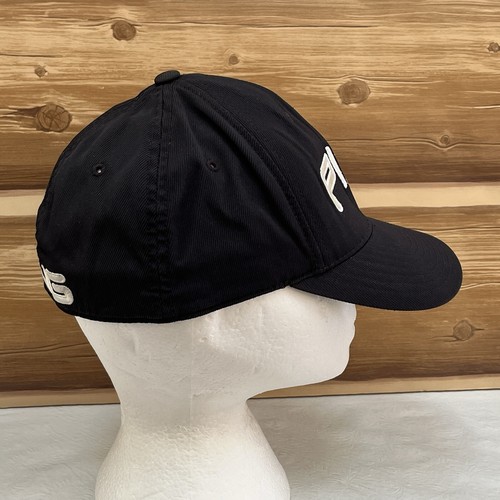 PING Hat Cap Strech Fit Black Log Front Back Golfing Outdoors Adjustable Mens - Picture 6 of 9