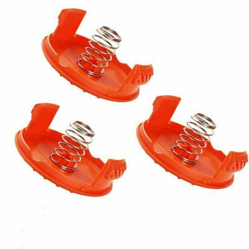 Wolfish Unkrautfresser-Spule Für Black+Decker AF-100 – 8 Spulen + Kappe + Feder, 9 M Schnur