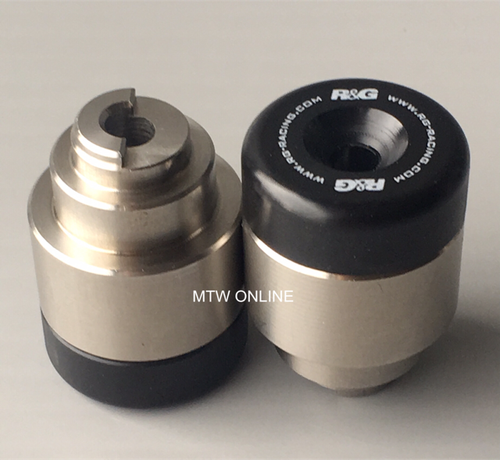Barra de motocicleta R&G pesos/deslizantes extremos fabricante de equipos originales Honda CBR250R '2011-2015' BE0007BK - Imagen 2 de 6