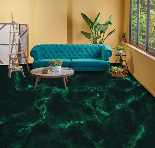3D Green Texture 5291 Floor WallPaper Murals Wall Print Decal AJ WALL Fay - Picture 3 of 6