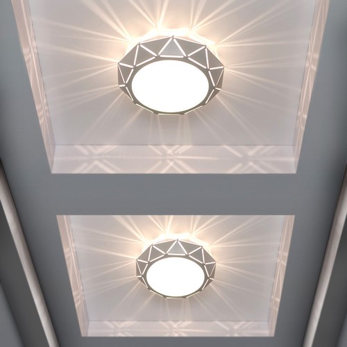 Indoor 5W/12W LED Ceiling Light Flush Mount Lamp Iron PC Aisle Hallway Modern - Bild 6 von 14