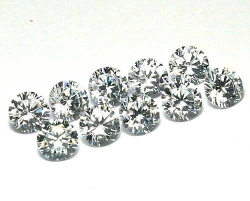 Loose Lab-Grown CVD Diamond LOT 1.80 MM D Color IF CLEARITY 43 PCS Certified - Picture 3 of 4