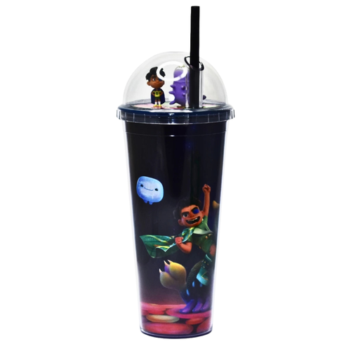 Disney Elio Double Wall Cup Tumbler Dome Lid With Straw Pixar Movie 2025 New - Picture 3 of 5