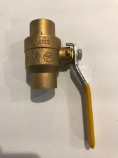 1" Brass Ball Valve 600 WOG Solder Sweat