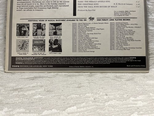 Rare Unique Favorite Christmas Carols, The Pied Pipers Orange Vinyl Pressing -LP - Picture 3 of 7