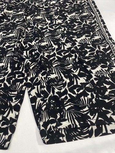 Max Studio Women’s 1X Wide Leg Gaucho Pants HiRise Pull On Elastic Waist 24” In. - Bild 3 von 12