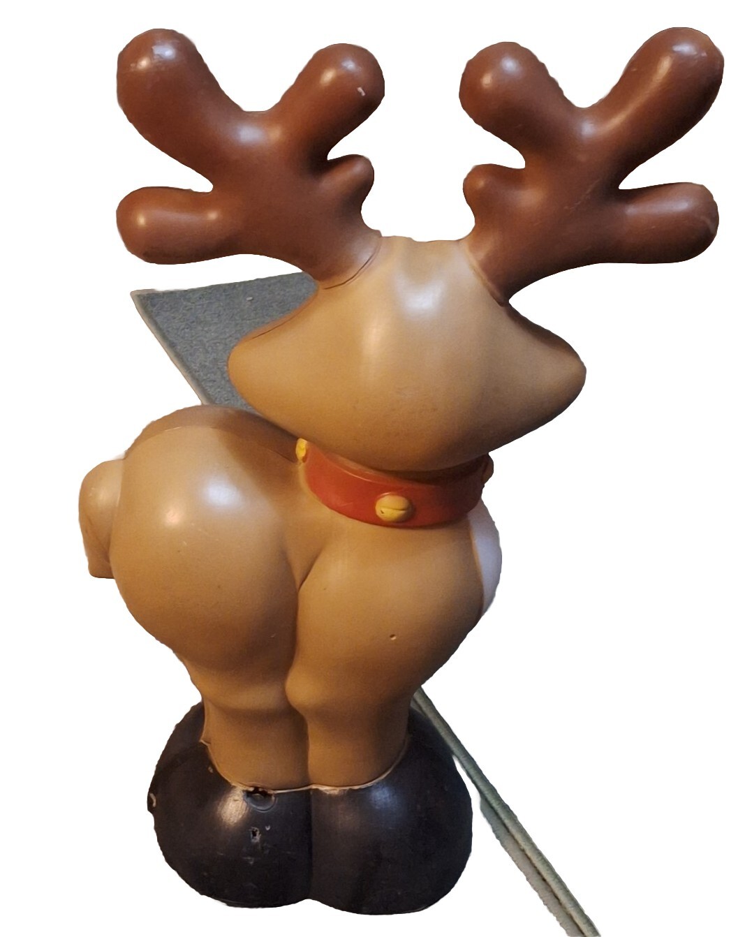 28" Vintage Christmas Reindeer Blow Mold Yard Decoration eBay