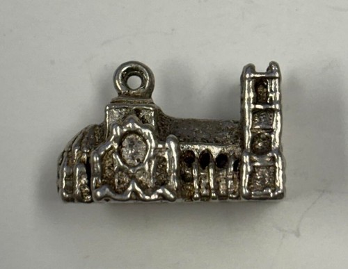 Vintage sterling WESTMINSTER ABBEY Charm LONDON UNITED KINGDOM 3-D - Picture 2 of 2