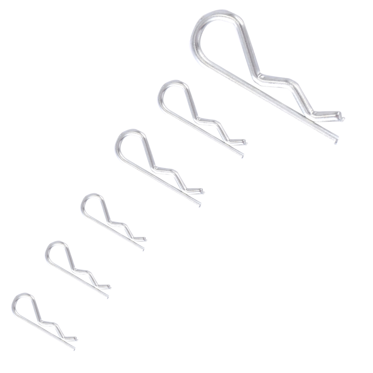 1Set Fastener R Type Cotter Pin Cotter Pin Split Assortment Kit Steel