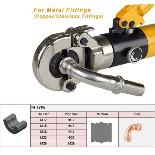 Hydraulic Pex Clamping Tool for PEX Fittings IG-1632 PB Tube Copper AL - Picture 6 of 24