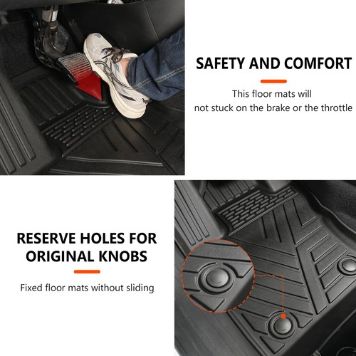 For 2017-2025 Jeep Compass Floor Mats Backrest Mats Trunk Mats Cargo Liners - Picture 21 of 38