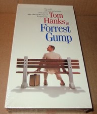 NEW SEALED TOM HANKS IN FORREST GUMP VHS 1995 MOVIE TAPE